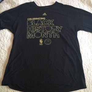 NBA Black History Month T-Shirt ADIDAS Mens XXL